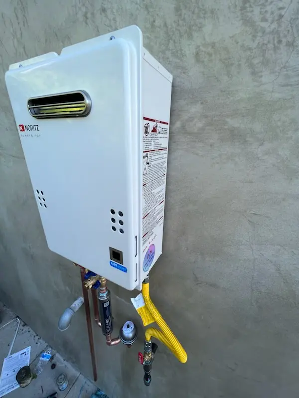 Tankless water heater installation for Champlin homes